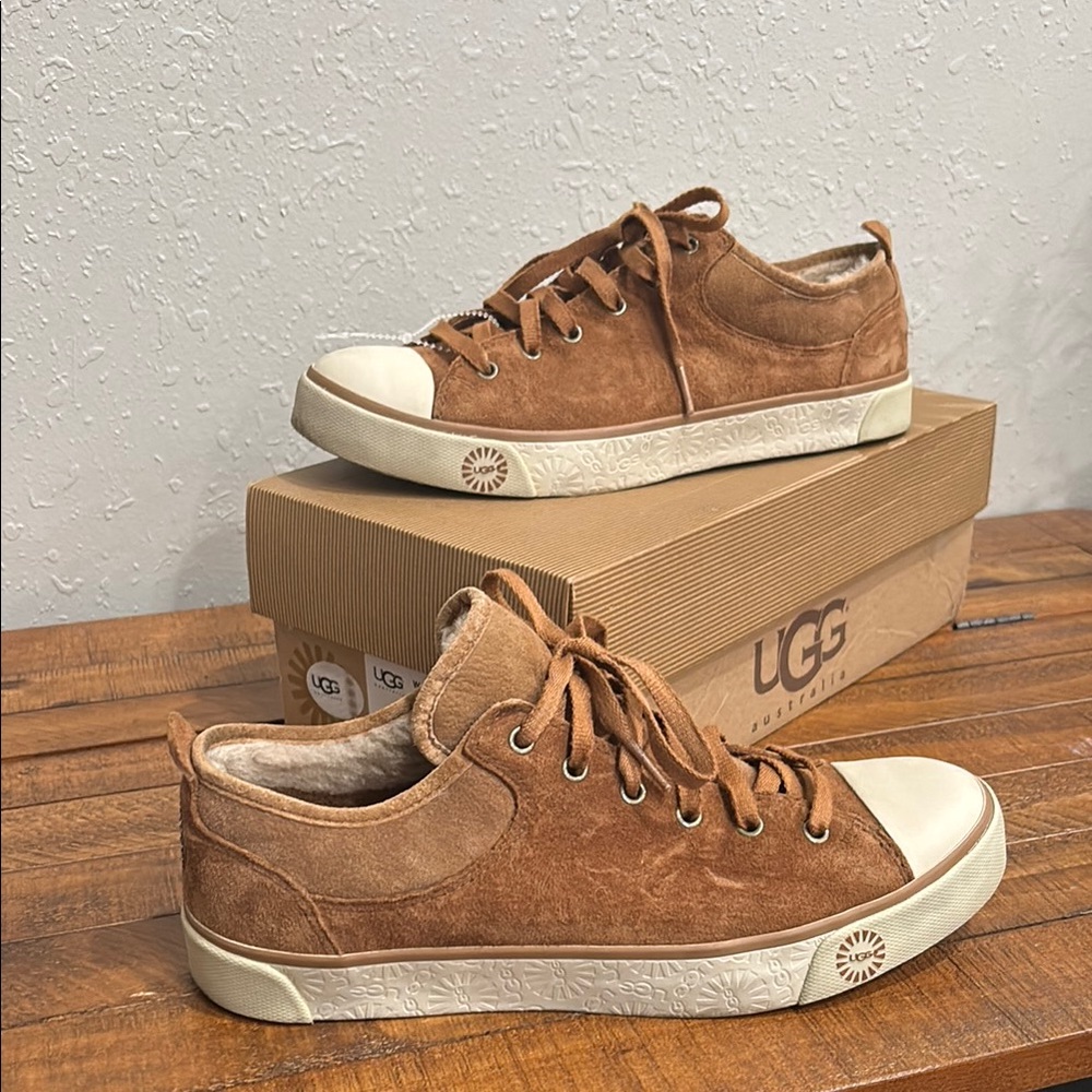 UGG Tan Suede Sneakers